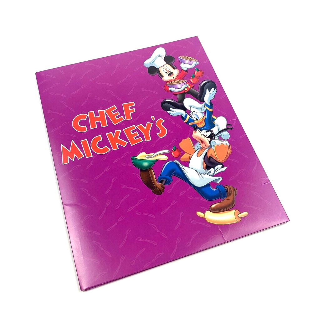 WDW Chef‎ Mickeys Photo Folder Frame Fab 5 Photo Recipes VTG